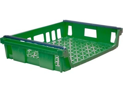 Ящик перфорированный 744×557×167, арт.: B-500, объём 69.21, зелёный, код: 20760
