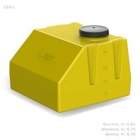 агробак 210 литров с цельнолитой крышкой артикул TA210S7