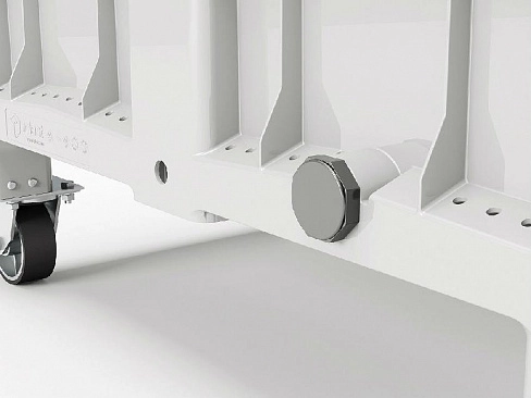 Контейнер iBox 1200х800х800 сплошной на ножках с пробкой 1" 