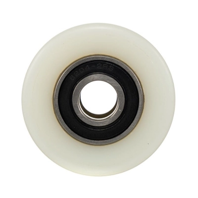 Ролик полиамидный Стелла-техник R-02-1-70 диаметр 80мм, ширина 70мм, шариковые подшипники под ось 20мм в комплекте