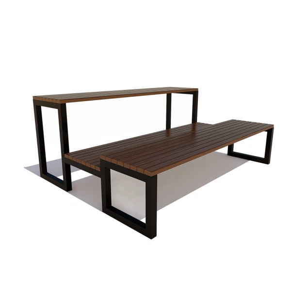 Трибуна "Спортивная" двухъярусная (лиственница)