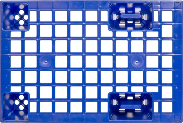 Паллет 600х400х135 (перфорированный на ножках), арт. TR 400 синий, код: 14993