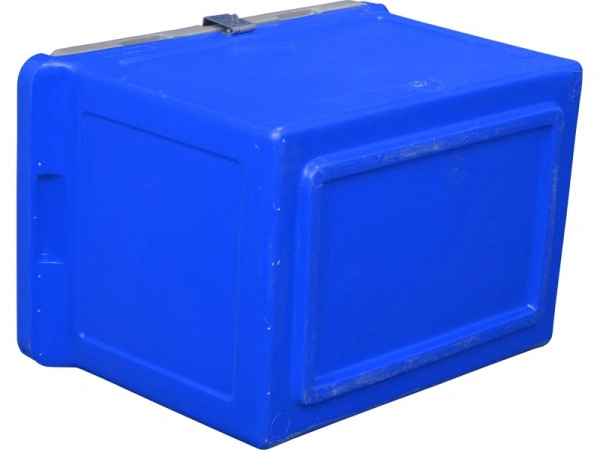 Контейнер 645х405х420 мм с крышкой, арт. RIC 50 синий, код: 01319