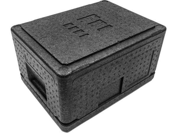 Термоконтейнер 400х300х220 14л. с крышкой, плотность 55, код: 32779