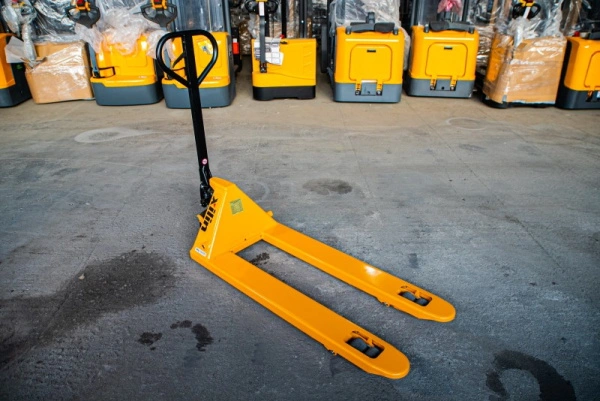 Тележка гидравлическая 2500 кг 1150 мм резиновые колеса XILIN DF-III