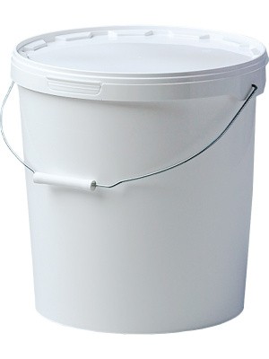 Ведро пластиковое 18л с металл. ручкой, арт. ВП 18, код: 24340