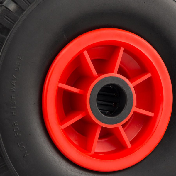 Колесо Стелла-техник 1120-255-3 диаметр 260мм, вспененный полиуретан, игольчатый подшипник под ось 25мм, грузоподъемность 70кг